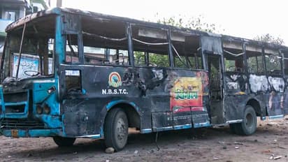 Several vehicles set on fire after protest against Waqf Amendment Act in Murshidabad