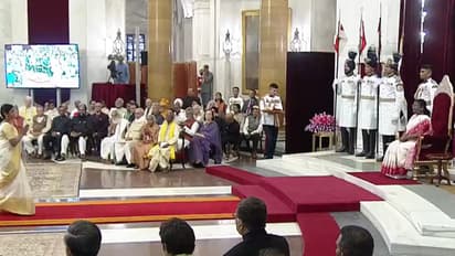 Padma Awards 2025 ceremony rashtrapati Bhawan Padma Awards 2025 ceremony rashtrapati Bhawan