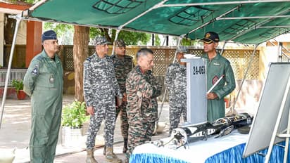 CDS General Anil Chauhan visits Air Force Station Naliya