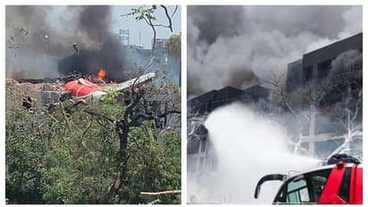 Viral video See exactly how Air India AI 171 plane crashed in Ahmedabad bsm