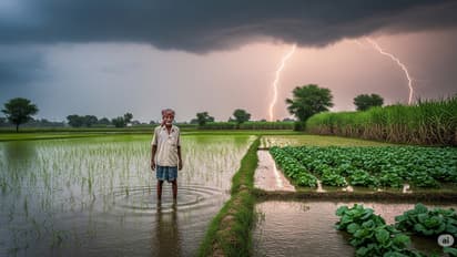 up monsoon rain forecast 2025 barish alert farmers relief vegetable crop loss