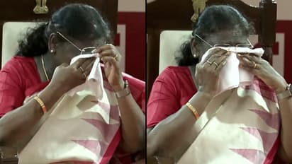 President Murmu Gets Emotional Over Special Birthday Tribute by Visually Impaired Students