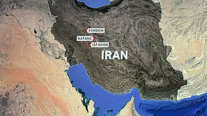 us attack on iran nuclear sites Map