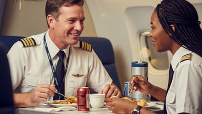 Airline rules about pilot and copilot meals