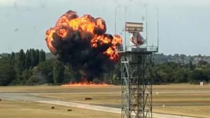 plane crashed at London Southend airpor