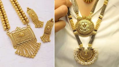 Long Mangalsutra Gold Designs Latest for Ethnic outfits
