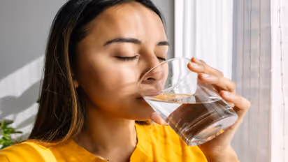 drinking water