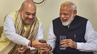 Modi with Amit Shah
