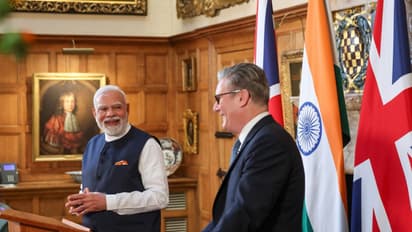 Narendra Modi PC with Keir Starmer