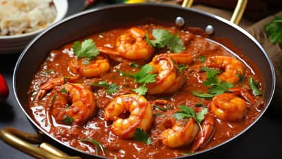 Prawn coconut milk gravy kerala special