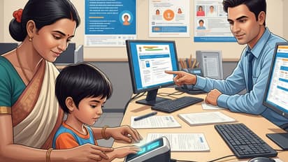 child aadhaar update process