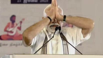 Modi at Rajendra Chola's commemorative coin release