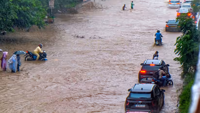 Gurugram imd  rainfall flood live update heavy rain punjab himachal rajasthan