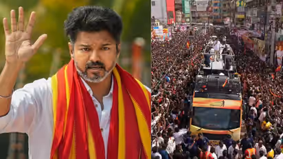 TVK VIJAY AT NAMAKKAL