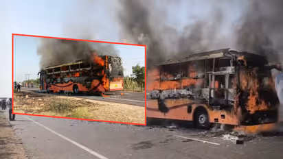 jaisalmer private bus fire accident latest update