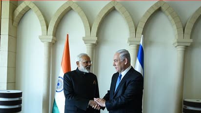 Modi and Israel PM Benjamin Netanyahu