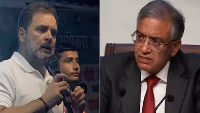 Lok Sabha LoP Rahul Gandhi and CEC Gyanesh Kumar