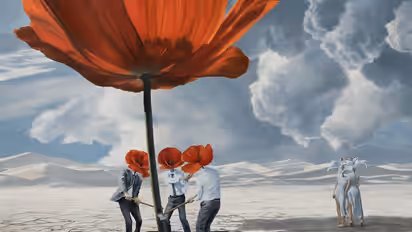 William D. Higginson's art called Envy’s Harvest