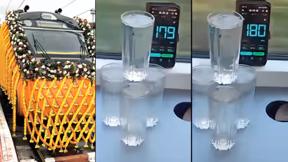 Vande Bharat Sleeper Train Speed Trial Ashwini Vaishnaw Water Glass Test Video