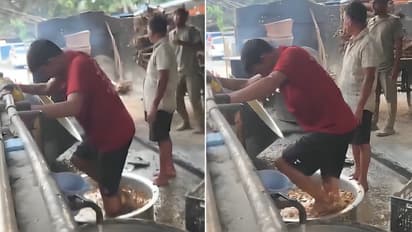 Andhra Pradesh Man Cleans Ginger Bare Feet In Viral Video From Guntur Sparks Food Safety Debate Online
