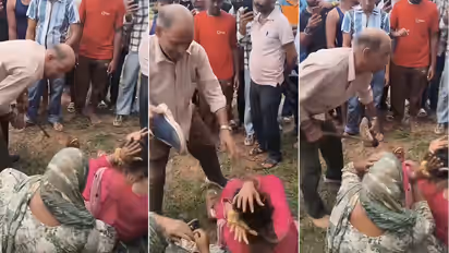 Himachal temple theft assault video