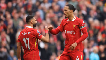 Liverpool stars Mohamed Salah and Virgil Van Dijk