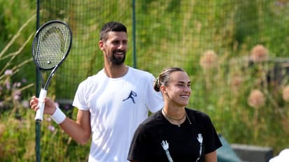 Novak Djokovic and Aryna Sabalenka