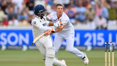 Ravindra Jadeja and Brydon Carse