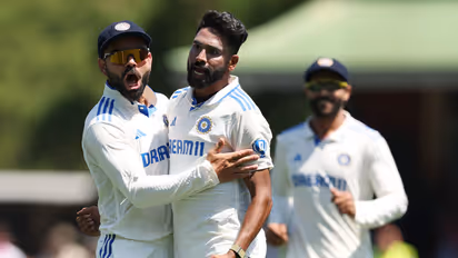 Virat Kohli and Mohammed Siraj