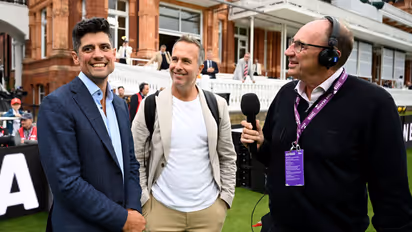 Alastair Cook and Michael Vaughan