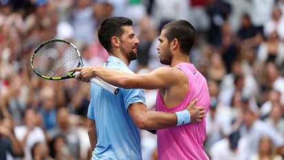 Novak Djokovic and Carlos Alcaraz