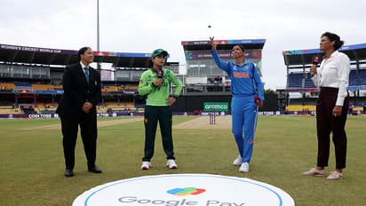 Pakistan captain Fatima Sana and India skipper Harmanpreet Kaur