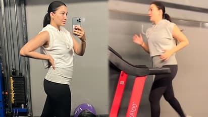 Gauahar Khan Gym