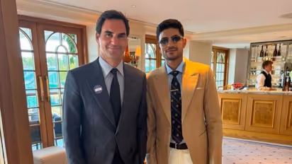 Roger Federer and Shubman Gill