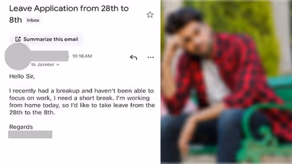 Gen Z Breakup leave request