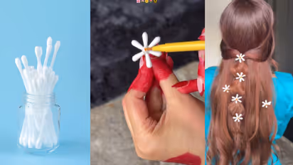 DIY-hair-accessories-using-earbuds