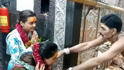 Tejaswi-Prakash-At-Mahakal-Tample