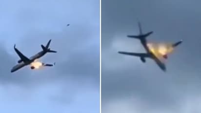 Condor Flight's Engine Catches Fire
