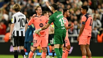 Barcelona and Newcastle