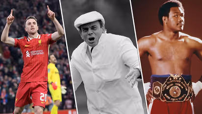 Diogo Jota, Dickie Bird and George Foreman