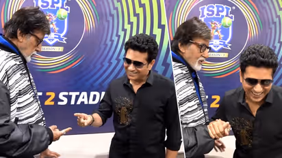 Amitabh Bachchan and Sachin Tendulkar
