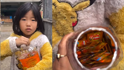 Viral Video shows girl celebrating with Hajmola