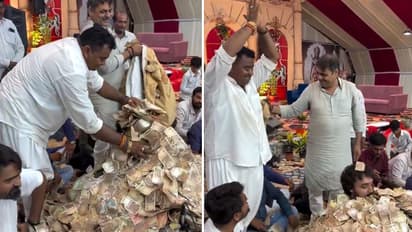 Viral Video: Devotees Rain Cash on Gujarat Bhajan Singer, Internet Left Stunned (WATCH)
