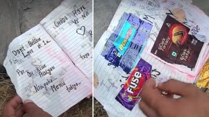 WATCH Viral Video: Rain-Drenched Diary Filled With Memories Found, Stranger's Appeal Wins Hearts