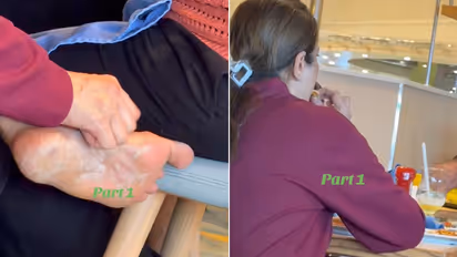 Viral Video Shows Cruise Passenger Scratching Foot With Buffet Fork, Sparks Hygiene Debate | WATCH