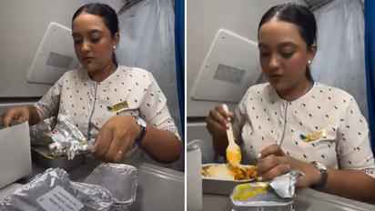 How Do Air Hostesses Eat During a Flight? Viral Video Shows Cabin Crew Meal Routine | WATCH