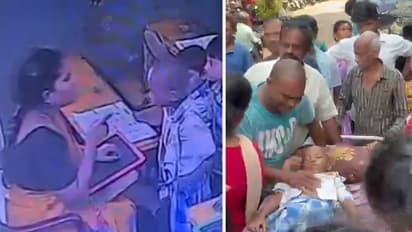 Visakhapatnam School Horror: 6-Year-Old Dies After Teacher Allegedly Beats Him; Chilling CCTV Video Emerges