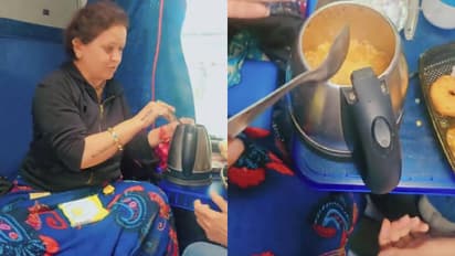 Viral Video Shows Woman Cooking in Train Railways Issues Stern Warning