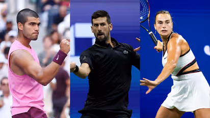 Carlos Alcaraz, Novak Djokovic, and Aryna Sabalenka