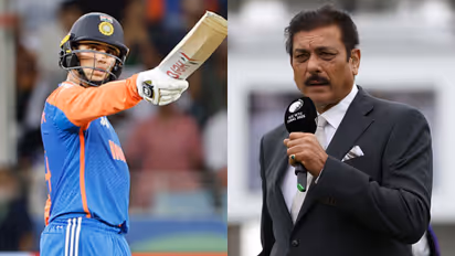 Abhishek Sharma and Ravi Shastri